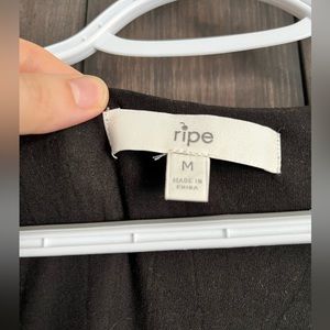 Formal Chiffon Nursing Tank Top Black